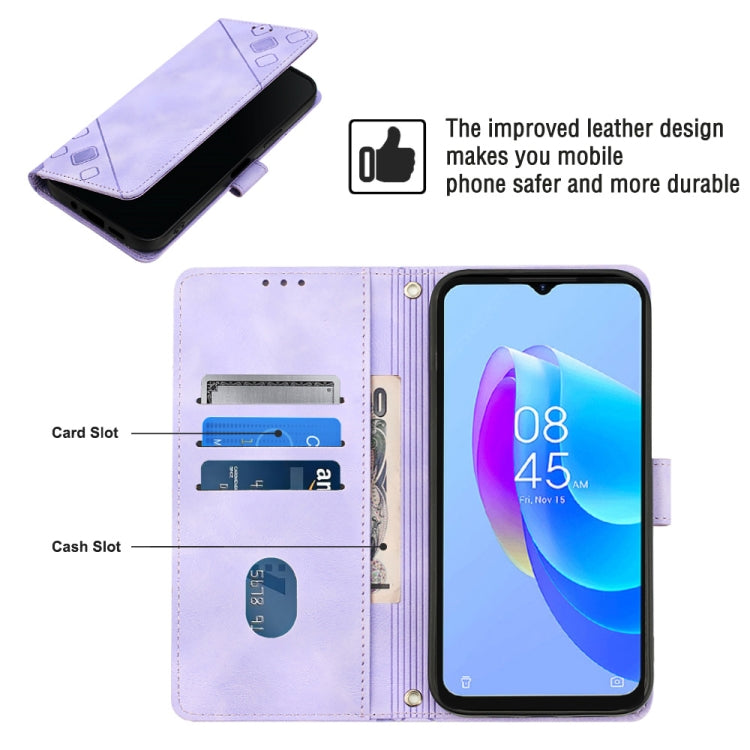 For Tecno Spark 9 Pro / Spark 9T Skin-feel Embossed Leather Phone Case