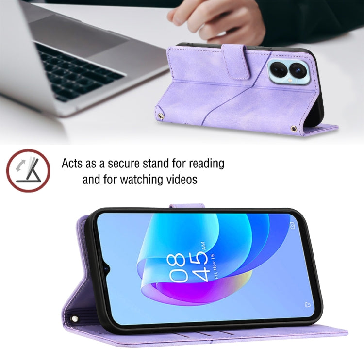For Tecno Spark 9 Pro / Spark 9T Skin-feel Embossed Leather Phone Case