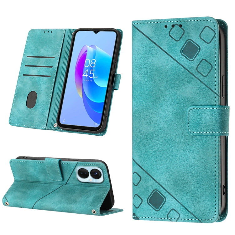 For Tecno Spark 9 Pro / Spark 9T Skin-feel Embossed Leather Phone Case