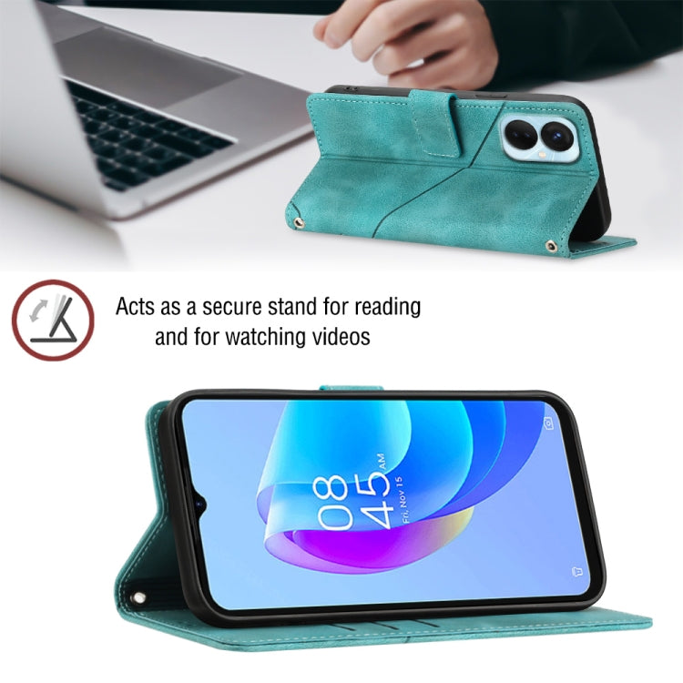 For Tecno Spark 9 Pro / Spark 9T Skin-feel Embossed Leather Phone Case