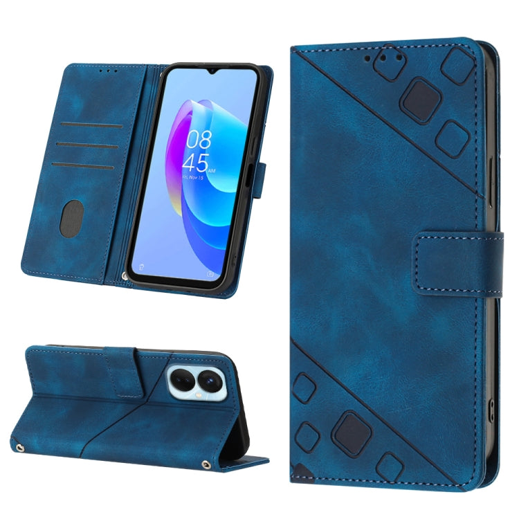 For Tecno Spark 9 Pro / Spark 9T Skin-feel Embossed Leather Phone Case