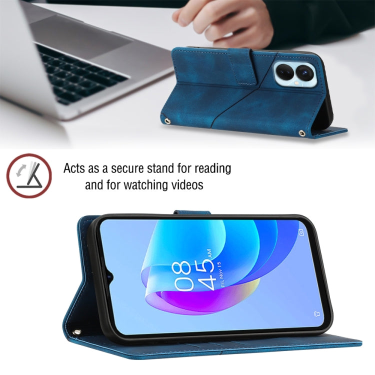 For Tecno Spark 9 Pro / Spark 9T Skin-feel Embossed Leather Phone Case
