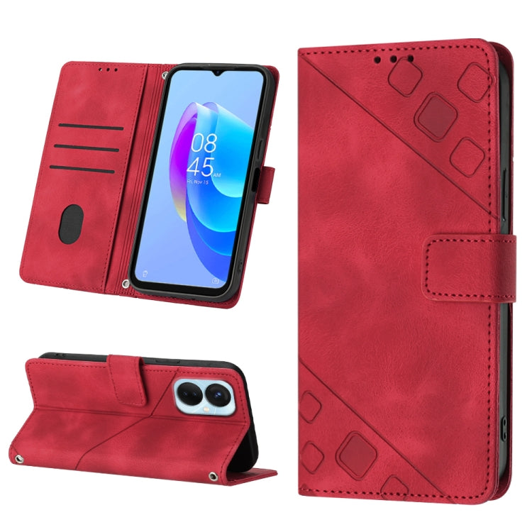 For Tecno Spark 9 Pro / Spark 9T Skin-feel Embossed Leather Phone Case