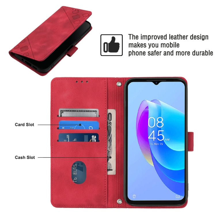 For Tecno Spark 9 Pro / Spark 9T Skin-feel Embossed Leather Phone Case