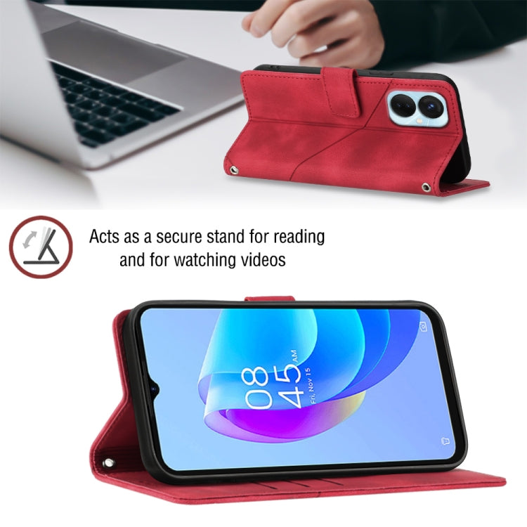 For Tecno Spark 9 Pro / Spark 9T Skin-feel Embossed Leather Phone Case