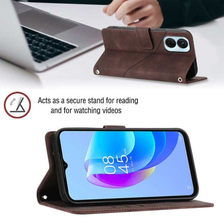 For Tecno Spark 9 Pro / Spark 9T Skin-feel Embossed Leather Phone Case