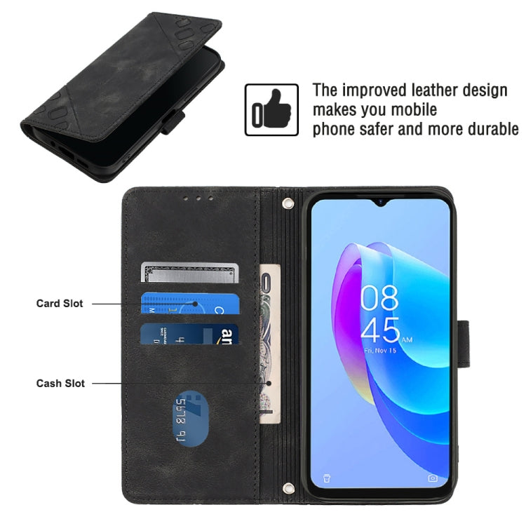 For Tecno Spark 9 Pro / Spark 9T Skin-feel Embossed Leather Phone Case