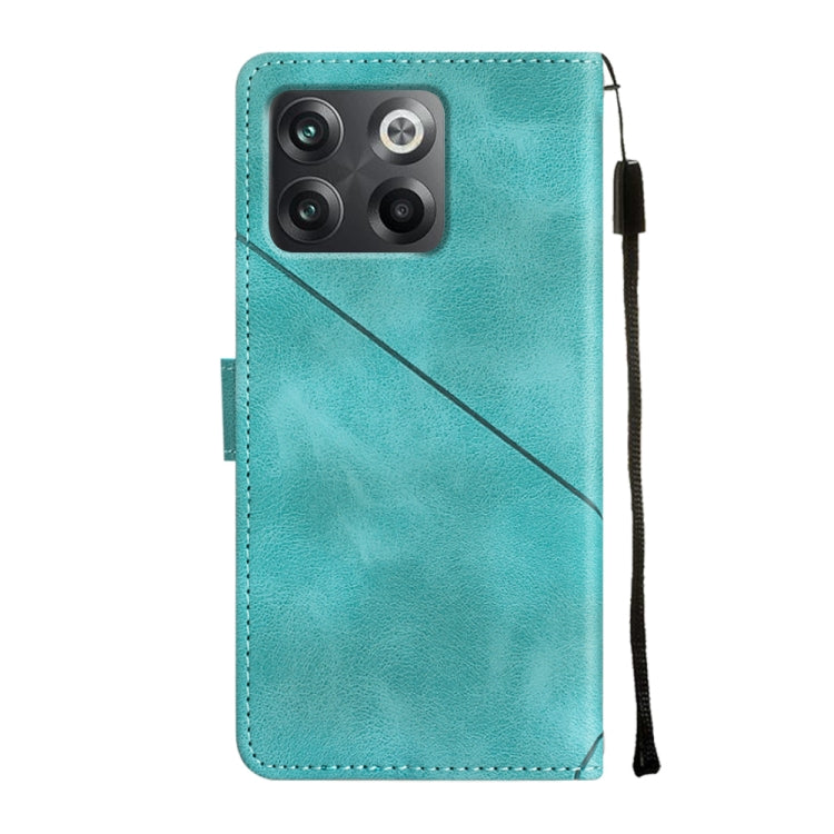 For OnePlus 10T 5G Skin-feel Embossed Leather Phone Case