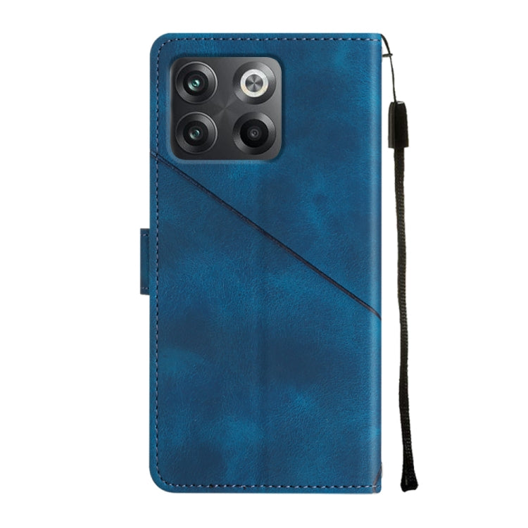 For OnePlus 10T 5G Skin-feel Embossed Leather Phone Case