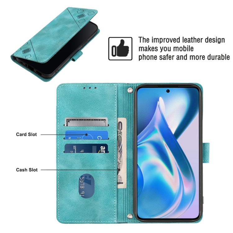For OnePlus ACE 5G Skin-feel Embossed Leather Phone Case