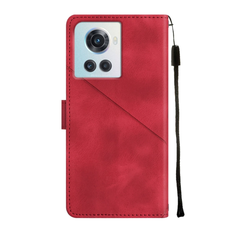 For OnePlus ACE 5G Skin-feel Embossed Leather Phone Case