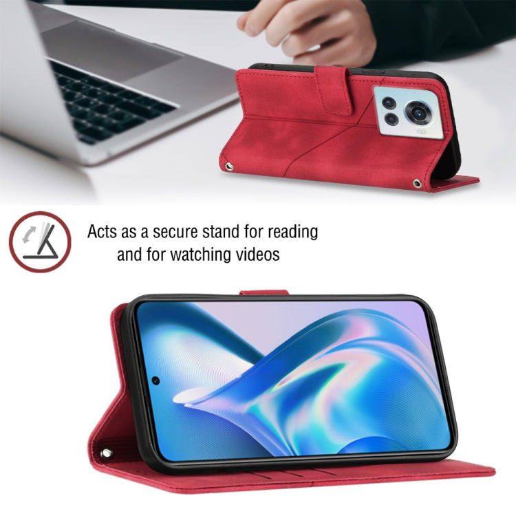 For OnePlus ACE 5G Skin-feel Embossed Leather Phone Case