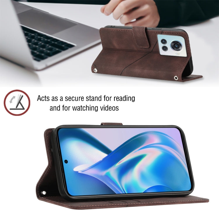 For OnePlus ACE 5G Skin-feel Embossed Leather Phone Case