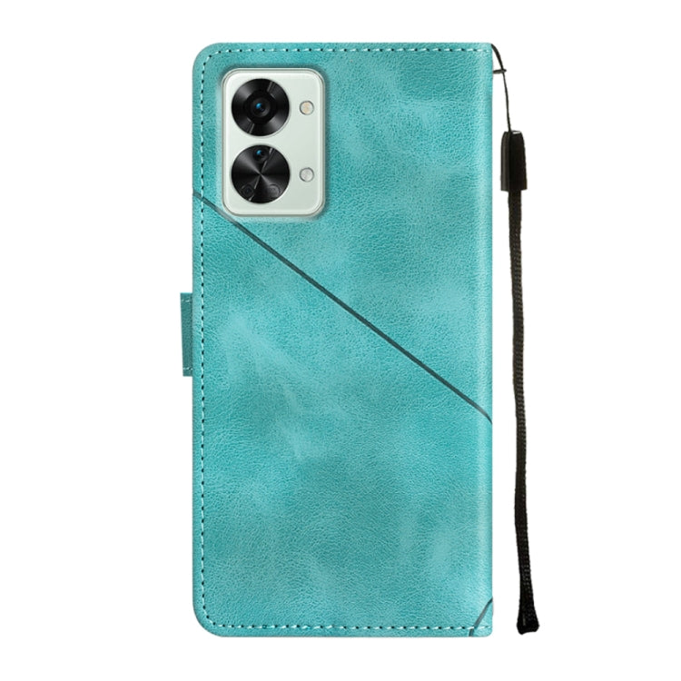 For OnePlus Nord 2T 5G Skin-feel Embossed Leather Phone Case