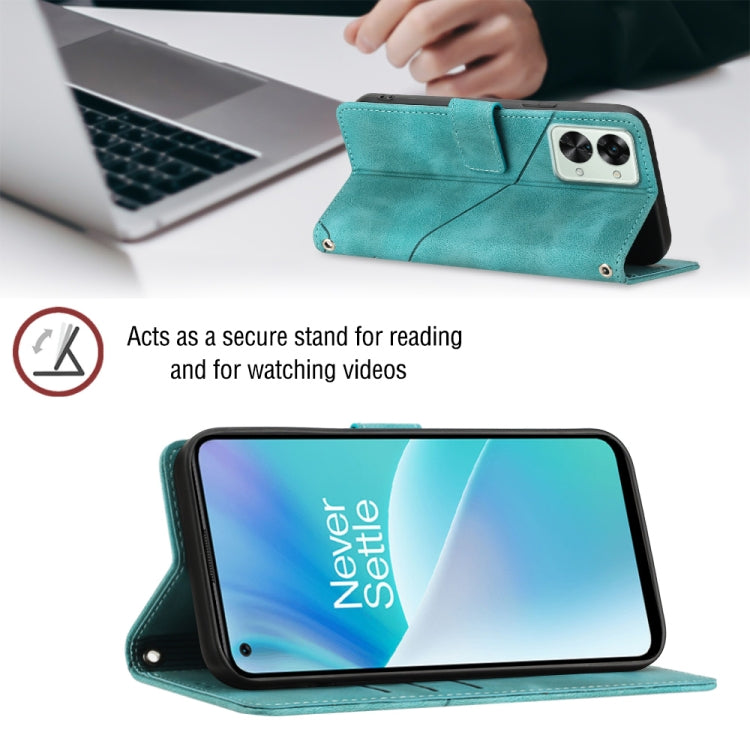 For OnePlus Nord 2T 5G Skin-feel Embossed Leather Phone Case
