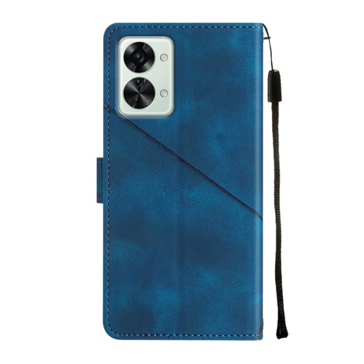 For OnePlus Nord 2T 5G Skin-feel Embossed Leather Phone Case