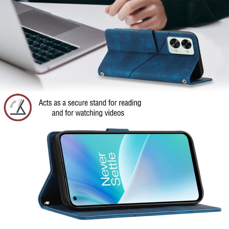 For OnePlus Nord 2T 5G Skin-feel Embossed Leather Phone Case