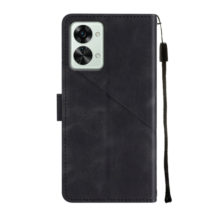 For OnePlus Nord 2T 5G Skin-feel Embossed Leather Phone Case