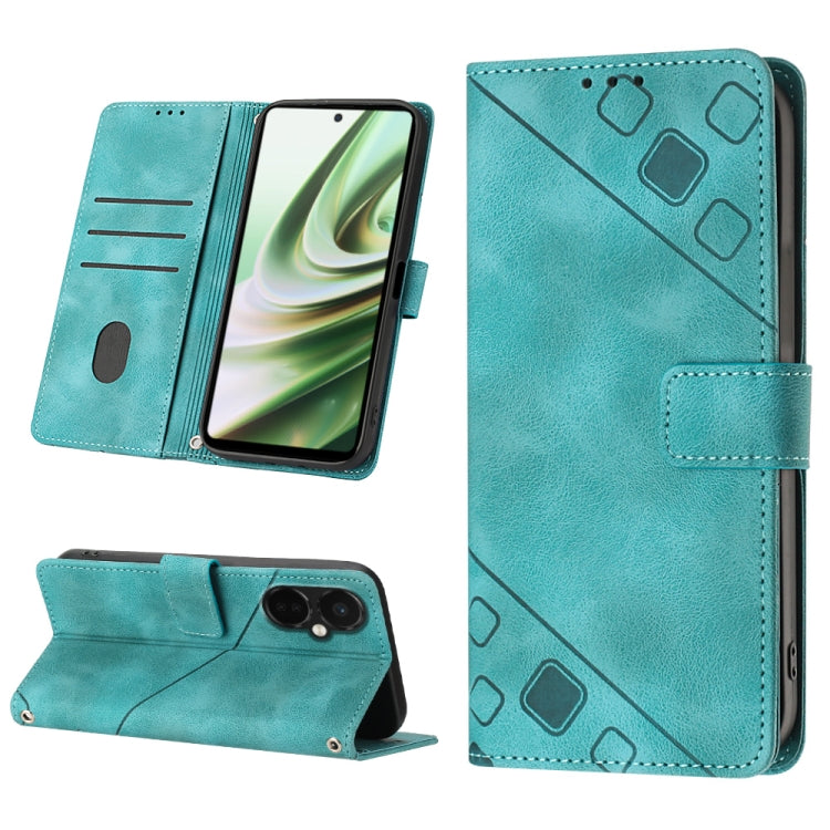 For OnePlus Nord CE 3 5G Skin-feel Embossed Leather Phone Case