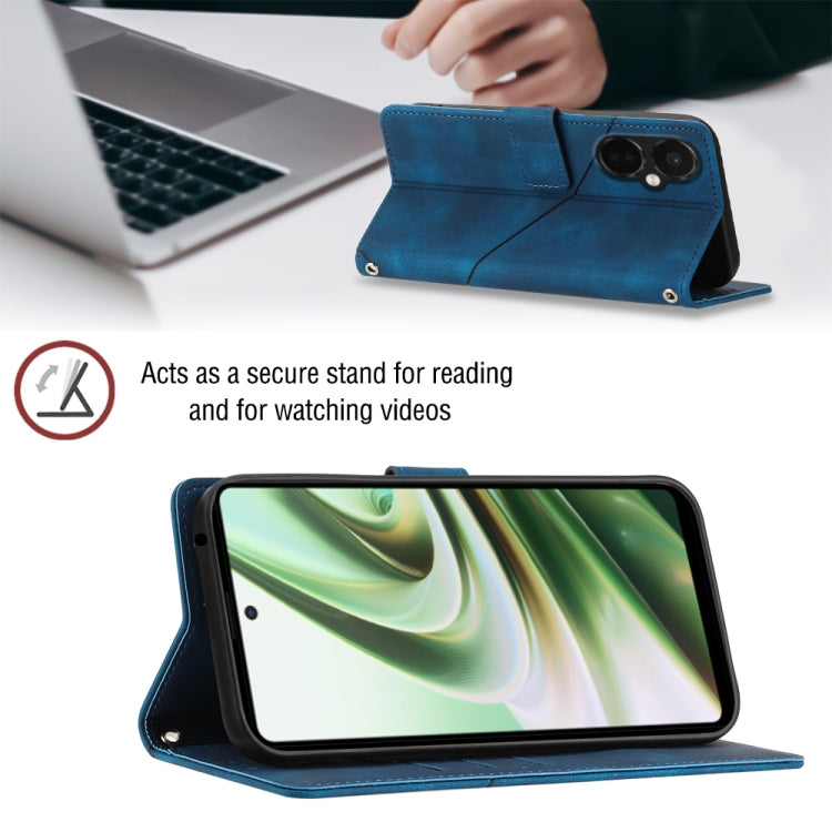 For OnePlus Nord CE 3 5G Skin-feel Embossed Leather Phone Case