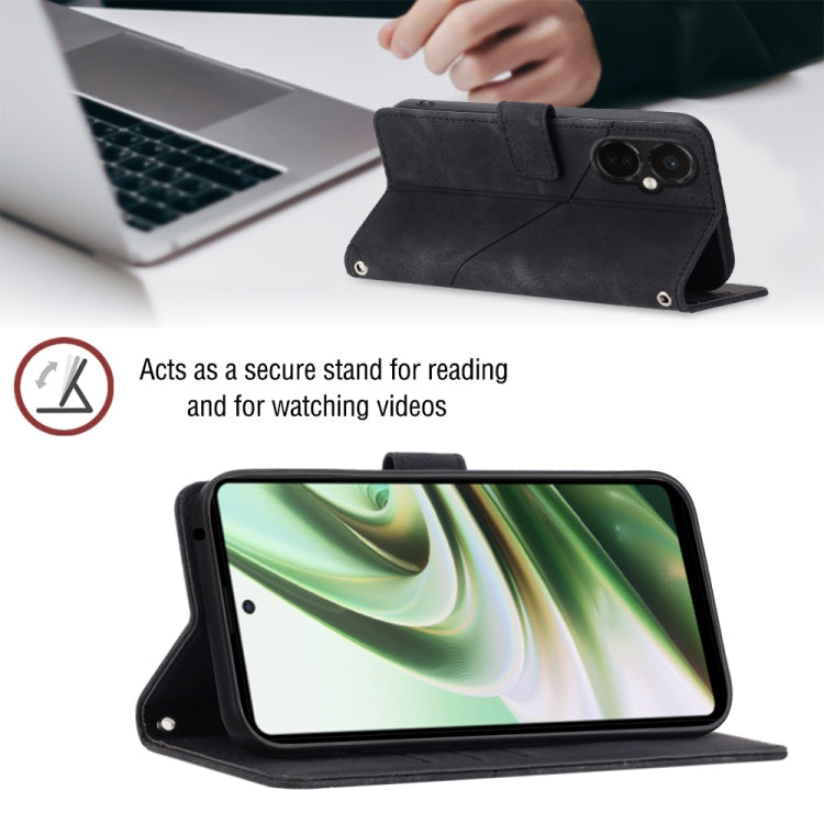 For OnePlus Nord CE 3 5G Skin-feel Embossed Leather Phone Case