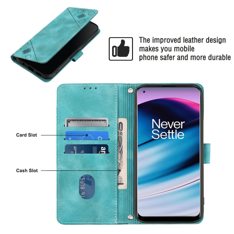 Skin-feel Embossed Leather Phone Case For OnePlus Nord N20 5G / OPPO Reno7 Z / Reno7 Lite / Reno8 Lite 5G Global/ F21 Pro 5G Indian