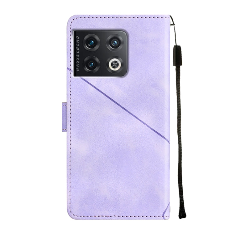 For OnePlus 10 Pro 5G Skin-feel Embossed Leather Phone Case