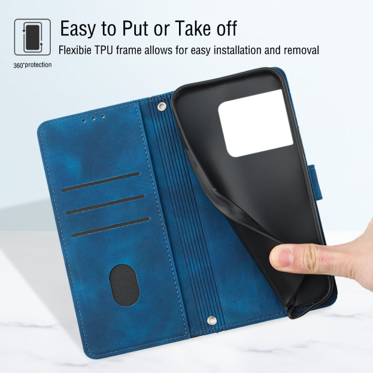 For OnePlus 10 Pro 5G Skin-feel Embossed Leather Phone Case