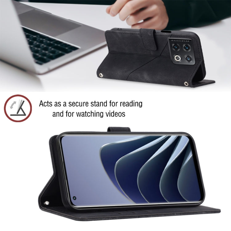 For OnePlus 10 Pro 5G Skin-feel Embossed Leather Phone Case