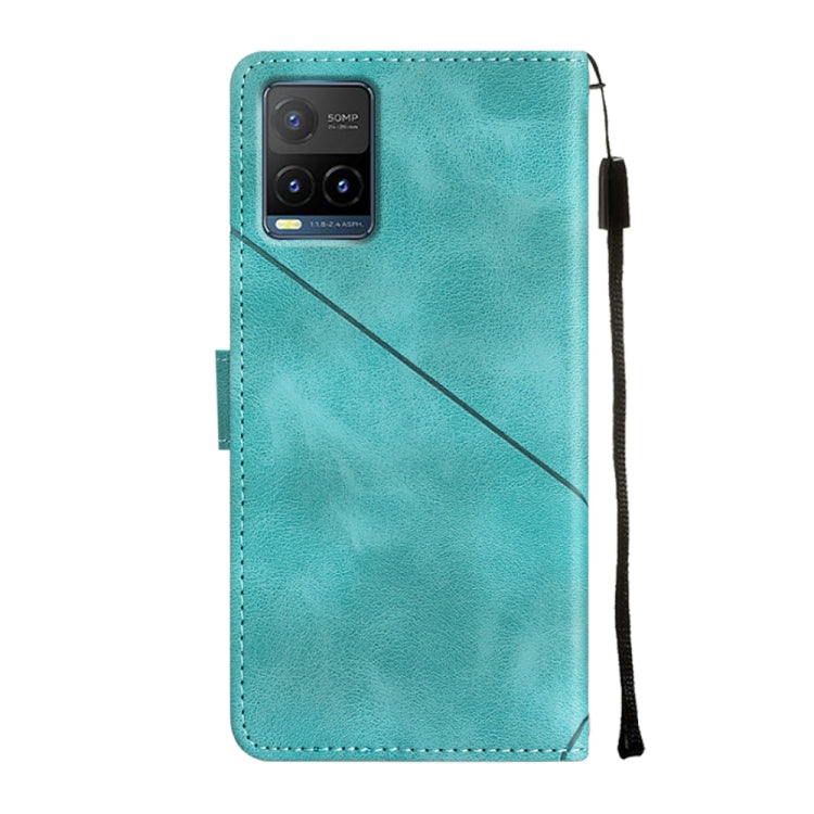For vivo Y21 2021 / Y33s / Y21s Skin-feel Embossed Leather Phone Case