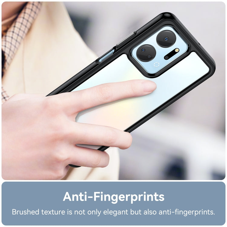 For Honor X7A Colorful Series Acrylic + TPU Phone Case