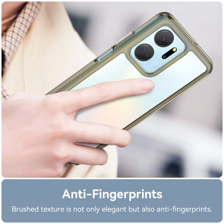 For Honor X7A Colorful Series Acrylic + TPU Phone Case