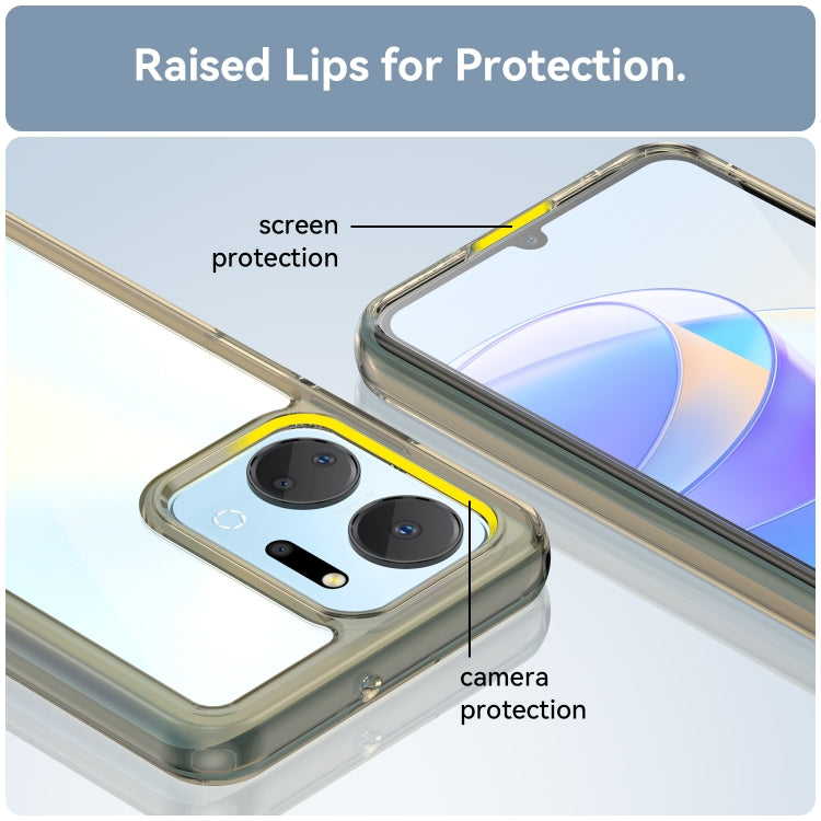 For Honor Play 40 Plus Colorful Series Acrylic + TPU Phone Case