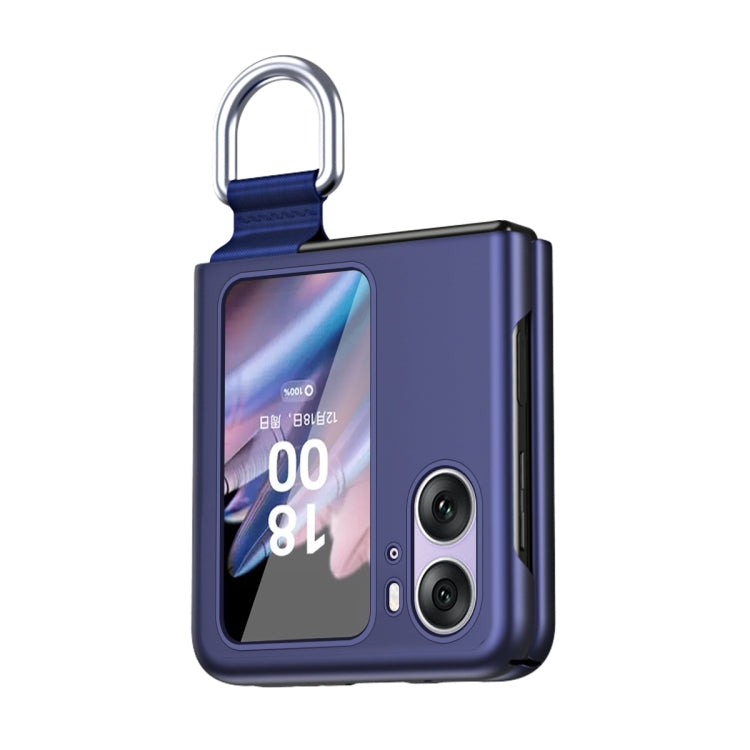 For OPPO Find N2 Flip Skin Feel Ultra-thin Ring Buckle Shockproof Phone Case