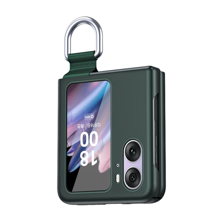 For OPPO Find N2 Flip Skin Feel Ultra-thin Ring Buckle Shockproof Phone Case