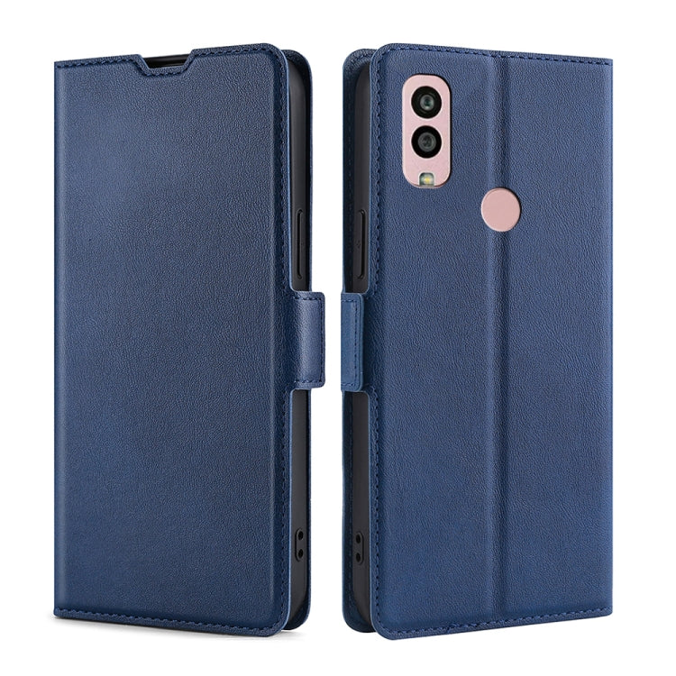For Kyocera Android One S10 Ultra-thin Voltage Side Buckle Horizontal Flip Leather Phone Case