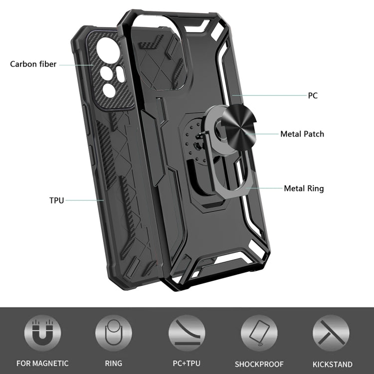 For Xiaomi 12 Warship Armor 2 in 1 Shockproof Phone Case
