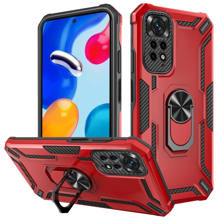 For Redmi Note 11 4G Global / Note 11s 4G Warship Armor 2 in 1 Shockproof Phone Case