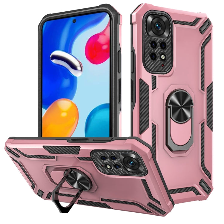 For Redmi Note 11 4G Global / Note 11s 4G Warship Armor 2 in 1 Shockproof Phone Case