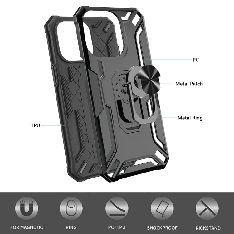 For Samsung Galaxy S23+ 5G Warship Armor 2 in 1 Shockproof Phone Case