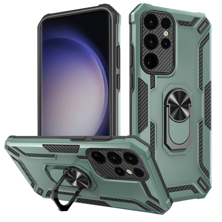 For Samsung Galaxy S23 Ultra 5G Warship Armor 2 in 1 Shockproof Phone Case