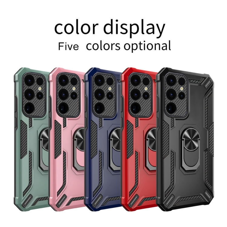For Samsung Galaxy S23 Ultra 5G Warship Armor 2 in 1 Shockproof Phone Case