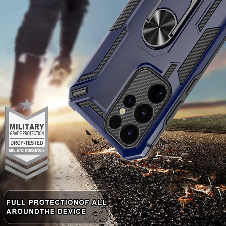 For Samsung Galaxy S23 Ultra 5G Warship Armor 2 in 1 Shockproof Phone Case