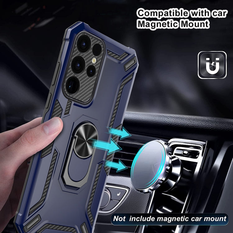 For Samsung Galaxy S23 Ultra 5G Warship Armor 2 in 1 Shockproof Phone Case