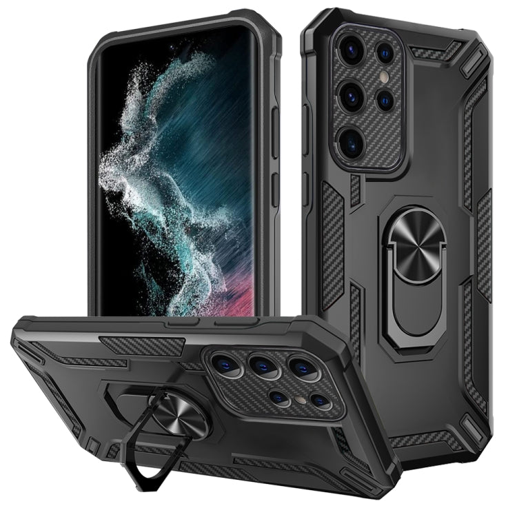 For Samsung Galaxy S22 Ultra 5G Warship Armor 2 in 1 Shockproof Phone Case