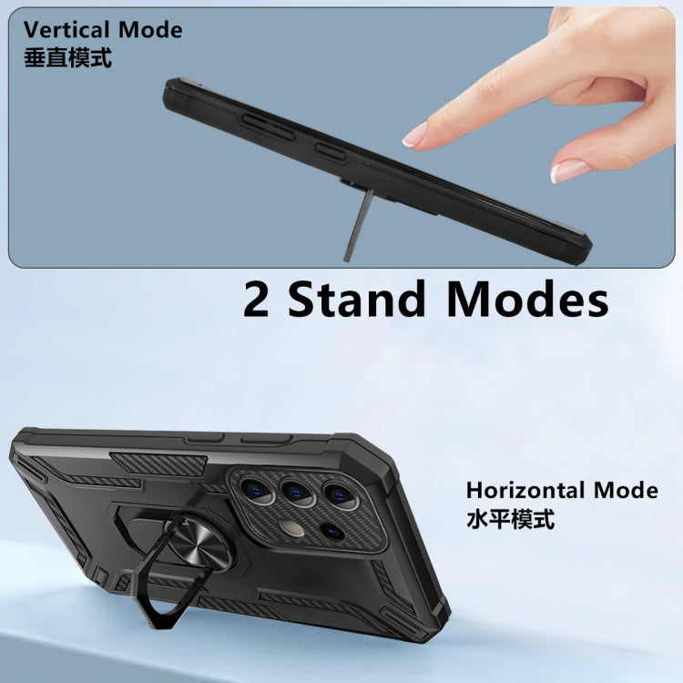 For Samsung Galaxy A52 5G / 4G Warship Armor 2 in 1 Shockproof Phone Case