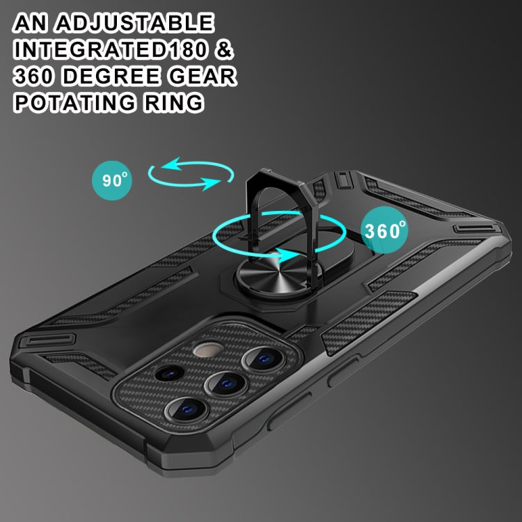 For Samsung Galaxy A52 5G / 4G Warship Armor 2 in 1 Shockproof Phone Case