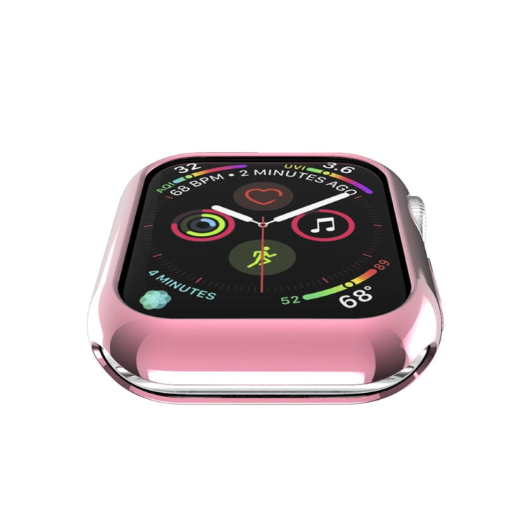 For Apple Watch Series 3 & 2 & 1 38mm Plating TPU Round Hole Hollowing Protective Case