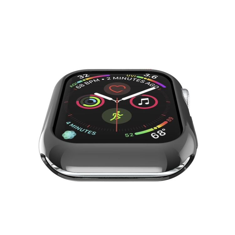 For Apple Watch Series 5 & 4 44mm Plating TPU Round Hole Hollowing Protective Case