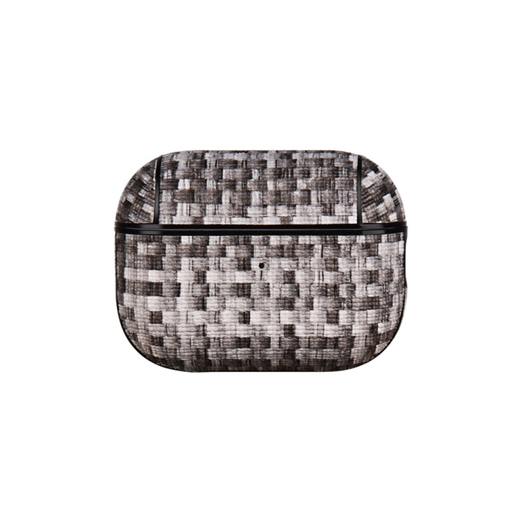 For AirPods Pro 2 PC Woven Leather Skin Earphone Case